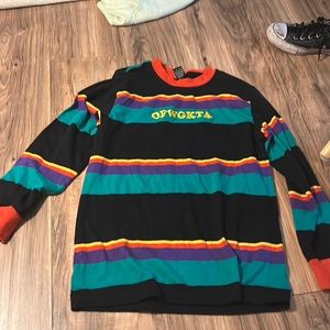 Unisex Odd future striped shirt